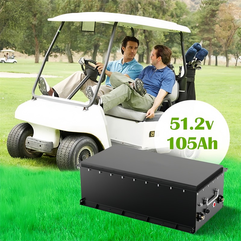 51,2v 105Ah golfvagn litíum rafhlaða
